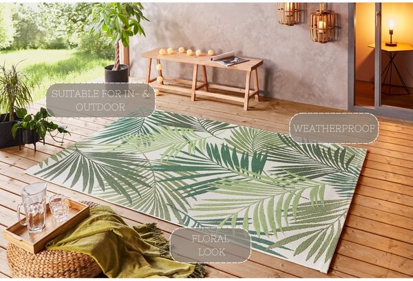 Covor de exterior verde/bej 120x170 cm Vai – NORTHRUGS