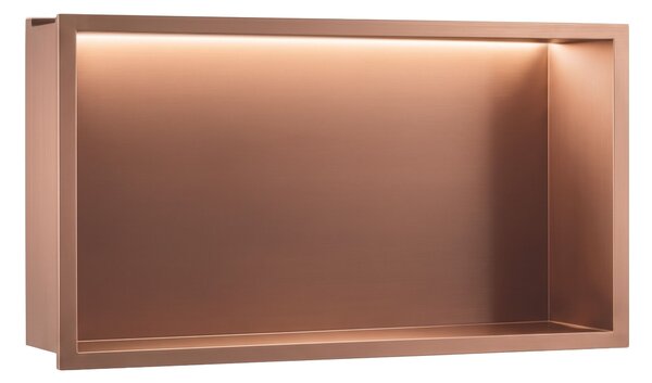 RAFT BAIE INCASTRAT PERETE LED 30x60 brush copper