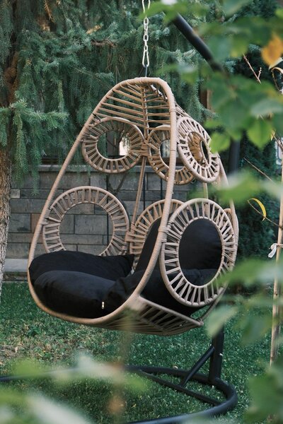 Balansoar de Gradina cu un singur loc Naso, Diverse culori, 110x196x110 cm