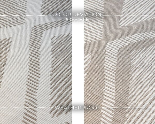 Covor de exterior maro/crem 80x150 cm Gemini – Elle Decoration