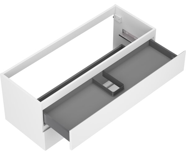 Mexen Orio, mobilier baie 120 cm, 2 sertare, alb mat, 91A10-12047-2-BFF01