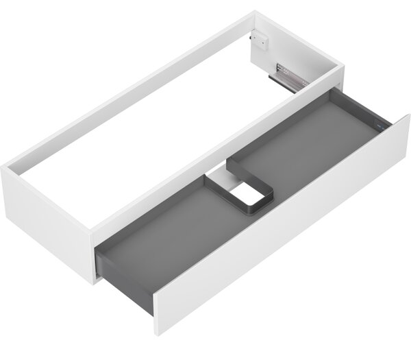 Mexen Orio, mobilier baie 120 cm, 1 sertar, alb mat, 91A10-12023-1-BF01