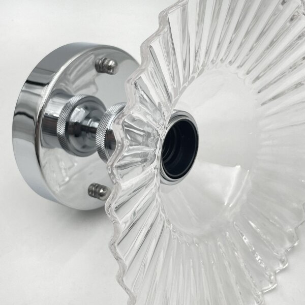 Lustră aplicată TRISH 1xE27/15W/230V crom lucios/transparent