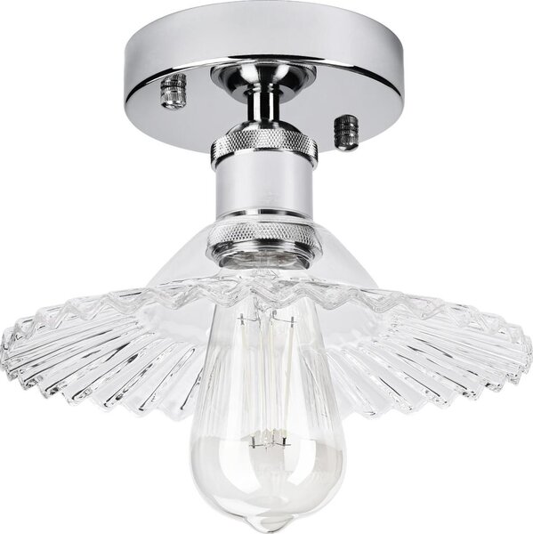 Lustră aplicată TRISH 1xE27/15W/230V crom lucios/transparent