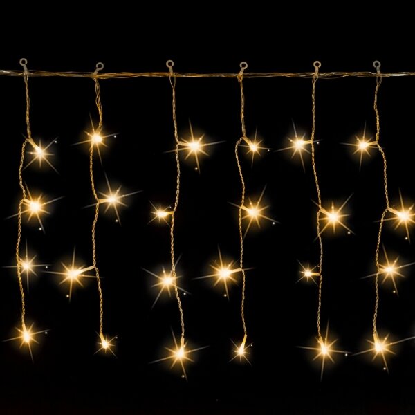 Aigostar - Ghirlandă LED de Crăciun pentru exterior 200xLED 8x0,4m IP44 alb cald