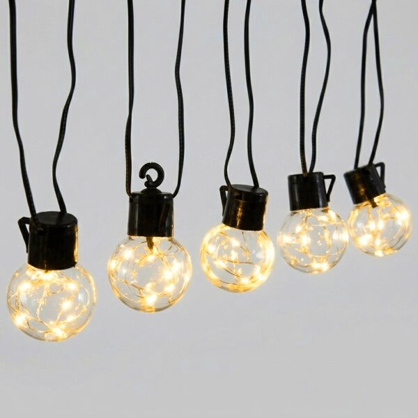 Aigostar - Ghirlandă LED decorativă pentru exterior 80xLED/3,6W/230V 5m IP44 alb cald