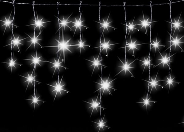 Aigostar - LED ghirlandă de Crăciun pentru exterior 200xLED 8x0,6m IP44 alb rece