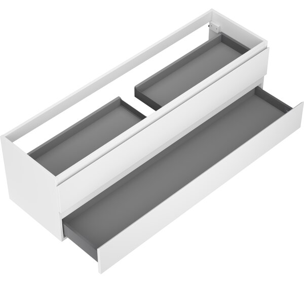 Mexen Orio, mobilier baie 160 cm, 2 sertare, alb mat, 91A10-16047-2-BFF01