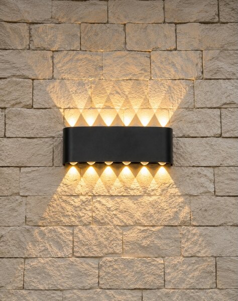 Top Light-LED Aplica de perete pentru exterior RAY LED/10W/230V 3000/4000/6500K IP54 negru