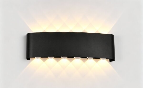 Top Light-LED Aplica de perete pentru exterior RAY LED/10W/230V 3000/4000/6500K IP54 negru