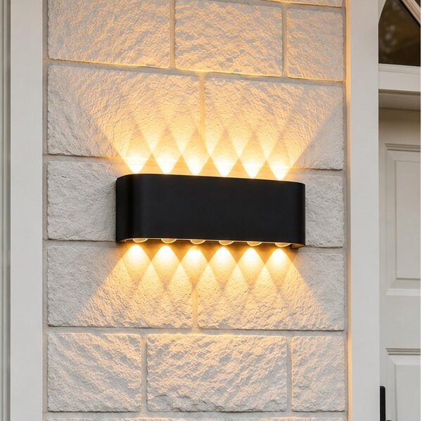 Top Light-LED Aplica de perete pentru exterior RAY LED/10W/230V 3000/4000/6500K IP54 negru