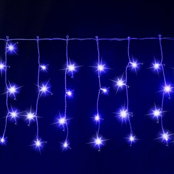 Aigostar - ghirlandă de Crăciun LED pentru exterior, 200 LED, 8x0,4 m, IP44, albastră