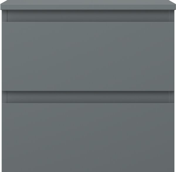 Mexen Orio, mobilier de baie 50 cm cu blat, 2 sertare, grafit mat, 91A10-05047-2-BFFC66