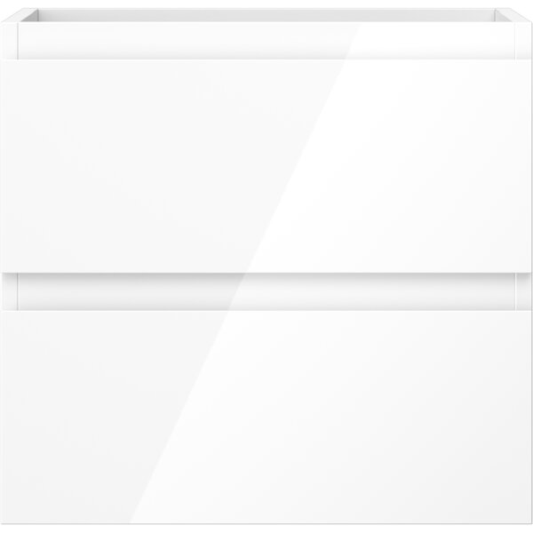 Mexen Orio, mobilier baie 50 cm, 2 sertare, alb lucios, 91A10-05047-2-BFF00
