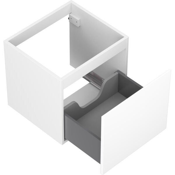 Mexen Orio, mobilier baie 50 cm, 1 sertar, alb mat, 91A10-05047-1-BF01