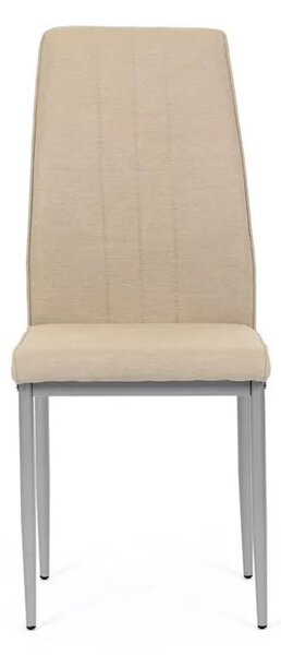 Scaun de dining, material textil bej, DCL-379 BG2