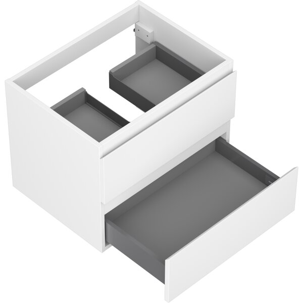 Mexen Orio, mobilier baie 60 cm, 2 sertare, alb mat, 91A10-06047-2-BFF01