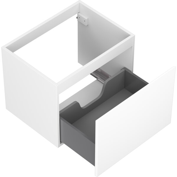 Mexen Orio, mobilier baie 60 cm, 1 sertar, alb mat, 91A10-06047-1-BF01