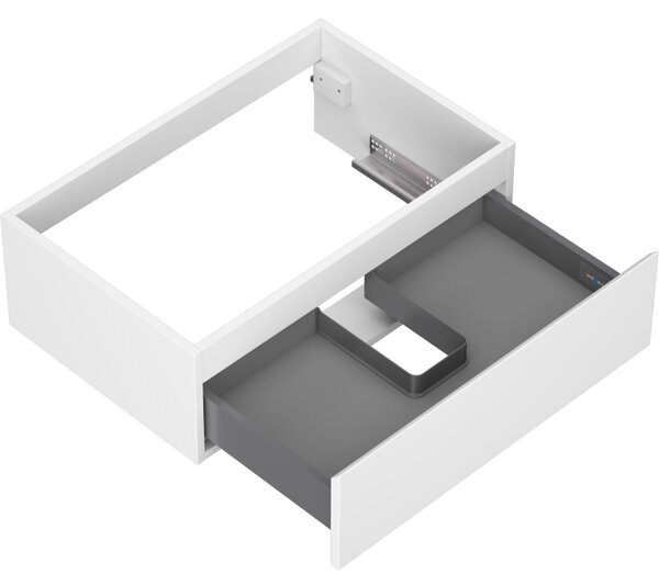 Mexen Orio, mobilier baie 70 cm, 1 sertar, alb mat, 91A10-07023-1-BF01