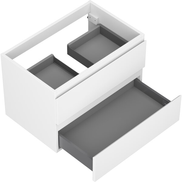 Mexen Orio, mobilier baie 70 cm, 2 sertare, alb mat, 91A10-07047-2-BFF01