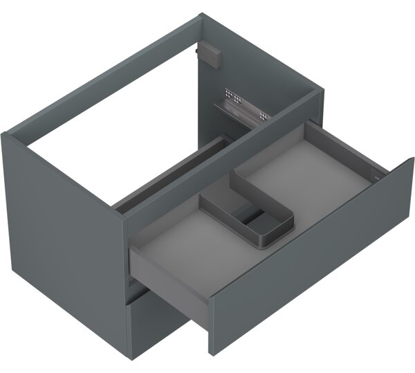 Mexen Orio, mobilier baie 70 cm, 2 sertare, grafit mat, 91A10-07047-2-BFF66
