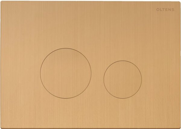 Oltens Lule buton de spălare pentru WC auriu periat 57102810