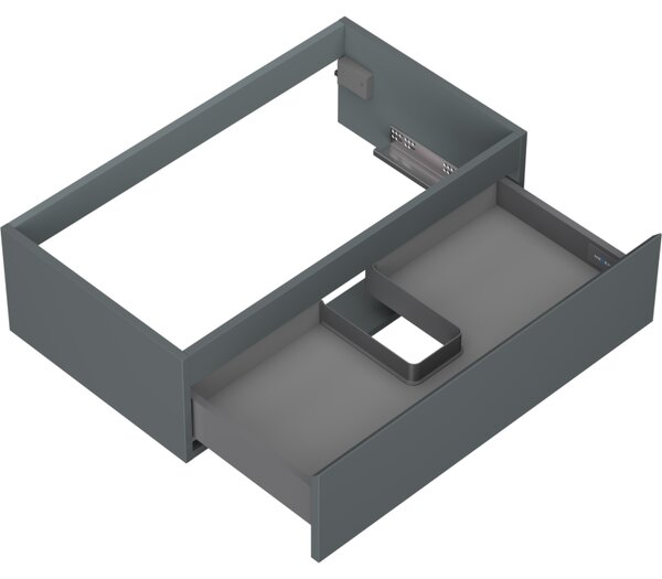 Mexen Orio, mobilier baie 80 cm, 1 sertar, grafit mat, 91A10-08023-1-BF66