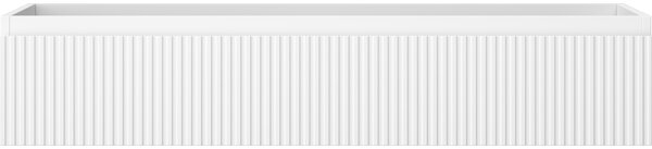 Mexen Rivel, mobilier baie 120 cm, 1 sertar, canelat, alb mat, 91A20-12023-1-BF01