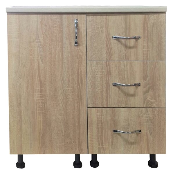 Corp Inferior bucatarie 80x50x90 Cm, Sonoma