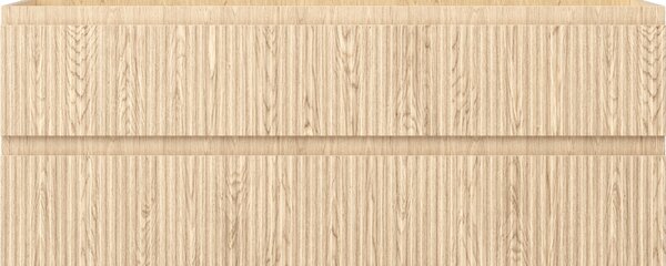 Mexen Rivel, mobilier baie 120 cm, 2 sertare, canelat, stejar, 91A20-12047-2-BFF81