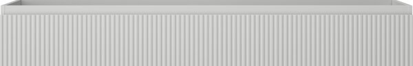 Mexen Rivel, mobilier baie 160 cm, 1 sertar, canelat, gri mat, 91A20-16023-1-BF62
