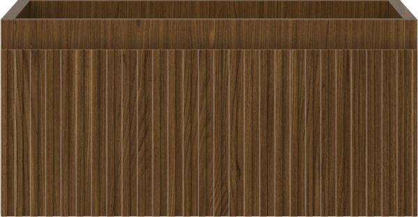 Mexen Rivel, mobilier baie 50 cm, 1 sertar, canelat, nuc, 91A20-05023-1-BF86