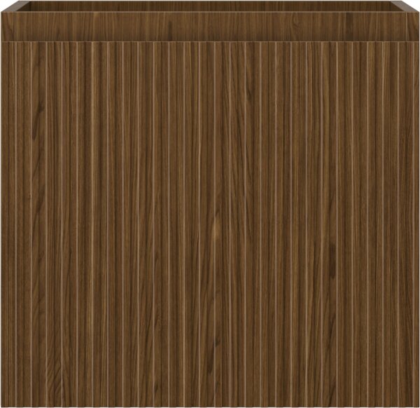 Mexen Rivel, mobilier baie 50 cm, 1 sertar, canelat, nuc, 91A20-05047-1-BF86