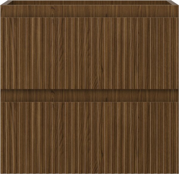 Mexen Rivel, mobilier baie 50 cm, 2 sertare, canelat, nuc, 91A20-05047-2-BFF86