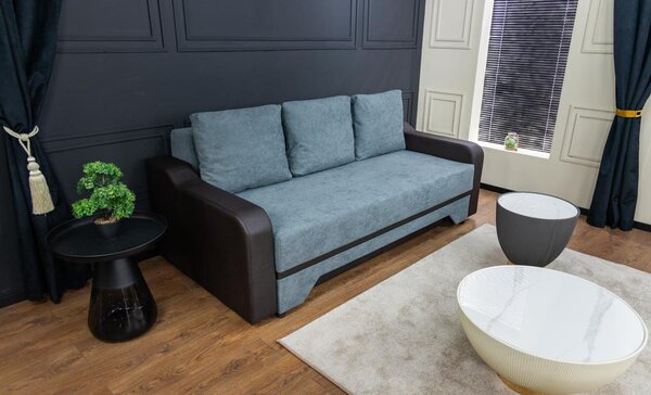 Canapea Extensibilă Royal Bonell Mini, Gri antracit