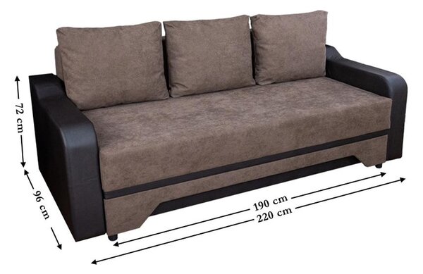 Canapea Extensibilă Royal Bonell Mini Lemon 28