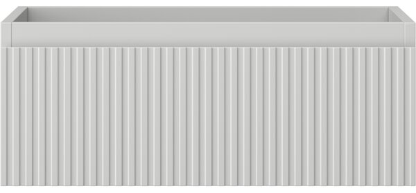 Mexen Rivel, mobilier baie 60 cm, 1 sertar, canelat, gri mat, 91A20-06023-1-BF62