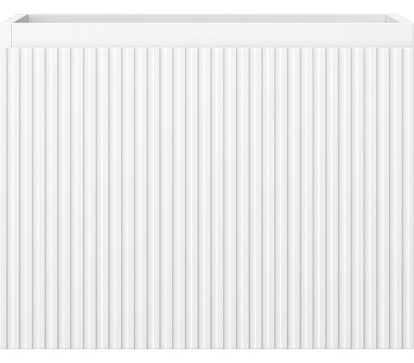 Mexen Rivel, mobilier baie 60 cm, 1 sertar, canelat, alb mat, 91A20-06047-1-BF01