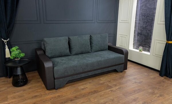 Canapea Extensibilă Royal Bonell Mini, Gri antracit
