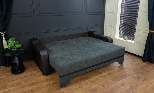 Canapea Extensibilă Royal Bonell Mini, Gri antracit