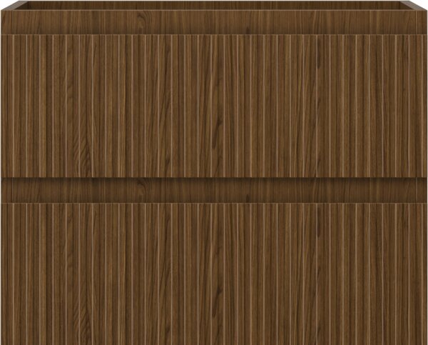 Mexen Rivel, mobilier baie 60 cm, 2 sertare, canelat, nuc, 91A20-06047-2-BFF86
