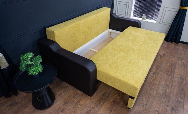 Canapea Extensibilă Royal Bonell Mini, Muștar