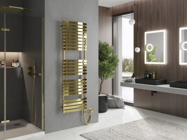 Mexen Bachus, element electric de încălzire 1600 x 500 mm, 900 W, auriu lucios, W109-1600-500-2900-50