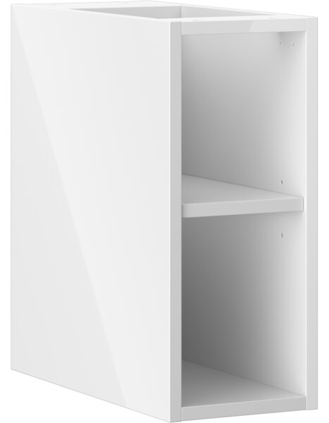 Mexen Box-A, dulap deschis cu raft 20 cm, alb lucios, 91AX2-0200-470-0-00