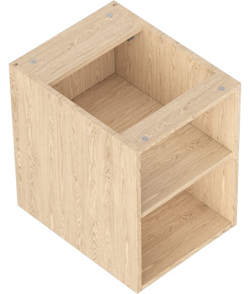 Mexen Box-A, dulap deschis cu raft 35 cm, stejar, 91AX2-0350-470-0-81