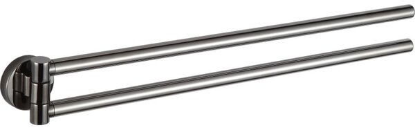Mexen Remo, suport rotativ pentru prosoape cu 2 brațe, crom negru, 70507255-73