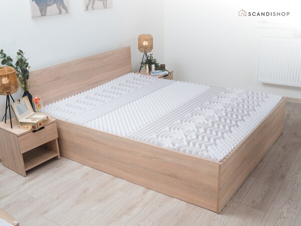Saltea spuma DELUXE 80 x 200 cm Protectie saltea: Incluzind protectia de saltea