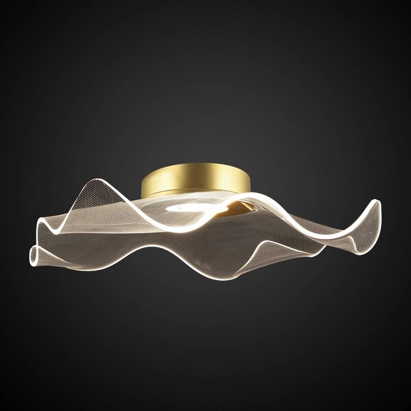 Altavola Design Velo lampă de tavan 1x30 W transparent-auriu LA101/CE2_gold