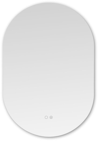 Zuma Line oglindă 50x70 cm oval cu iluminare cu covoraș de încălzire D3002