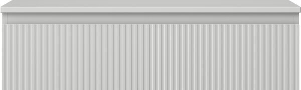 Mexen Rivel, mobilier baie 90 cm cu blat, 1 sertar, canelat, gri mat, 91A20-09023-1-BFC62